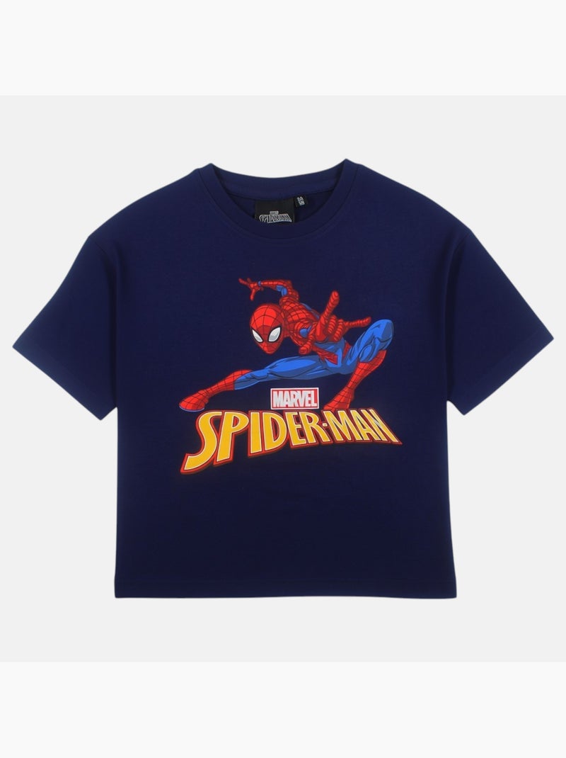 Marvel - Maglietta bambino Spider Man Blu marino - Kiabi