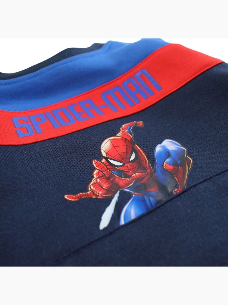 Marvel - Tuta felpa e pantaloni jogging bambino Blu marino - Kiabi