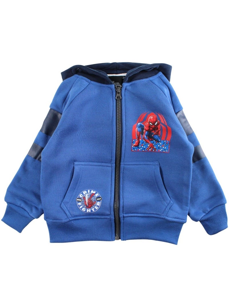 Marvel - Tuta giacca con cappuccio e pantaloni jogging bambino Blu - Kiabi
