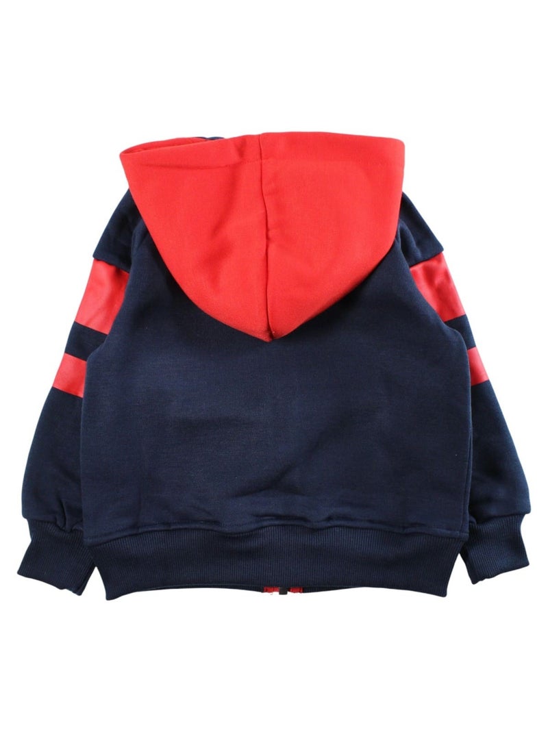 Marvel - Tuta giacca con cappuccio e pantaloni jogging bambino Blu marino - Kiabi