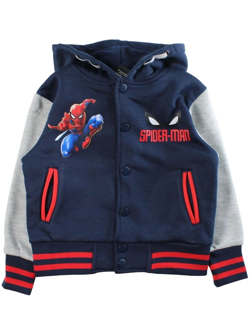 Marvel - Tuta giacca con cappuccio e pantaloni jogging bambino Blu marino - Kiabi