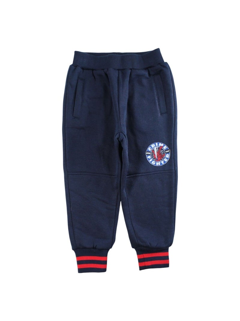Marvel - Tuta giacca con cappuccio e pantaloni jogging bambino Blu marino - Kiabi
