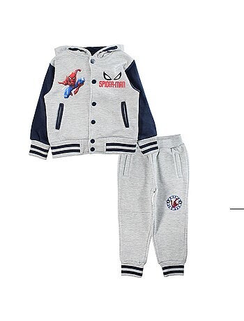 Marvel - Tuta giacca con cappuccio e pantaloni jogging bambino