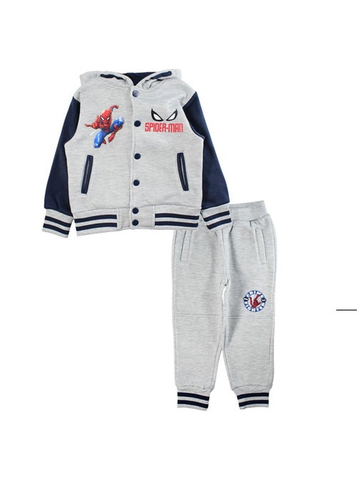 Marvel - Tuta giacca con cappuccio e pantaloni jogging Spiderman bambino - Kiabi