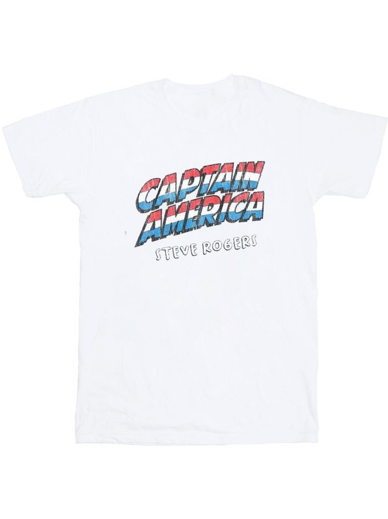 Marvel AKA Steve Rogers Maglietta Capitano America Uomo Bianco - Kiabi