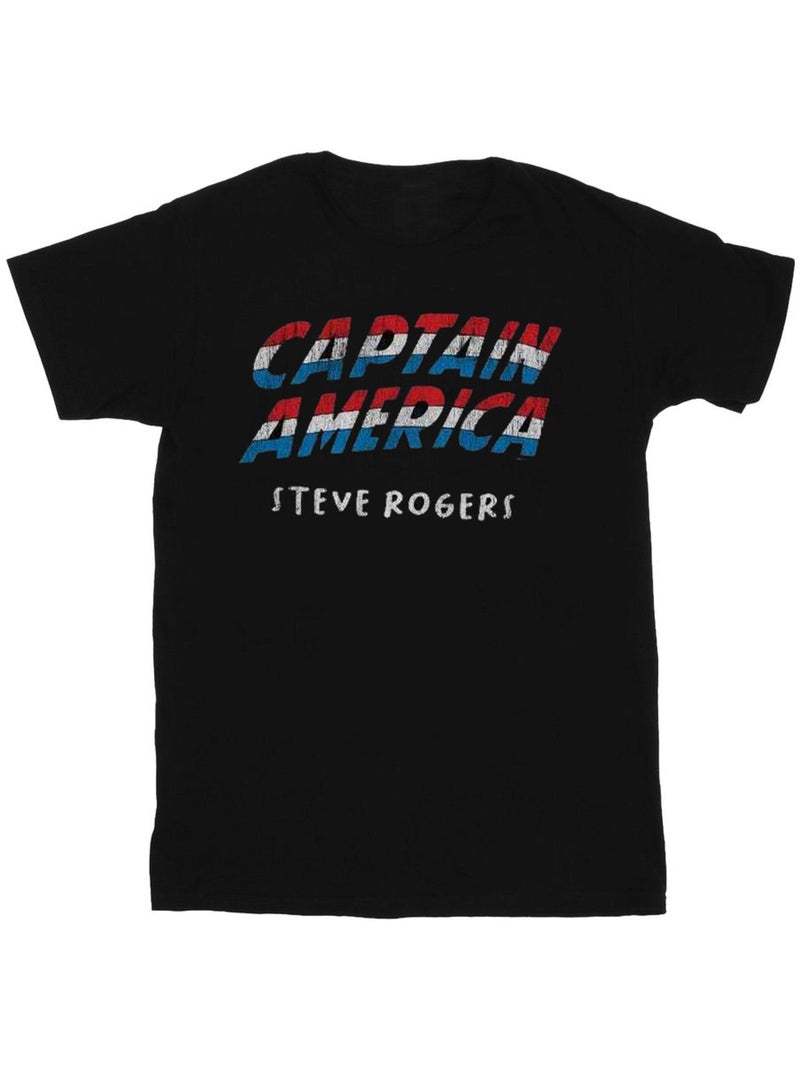 Marvel AKA Steve Rogers Maglietta Capitano America Uomo Nero - Kiabi