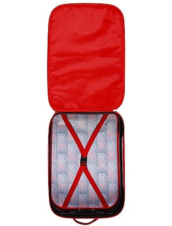 Marvel avengers almighty valigia trolley soft 3d, rosso