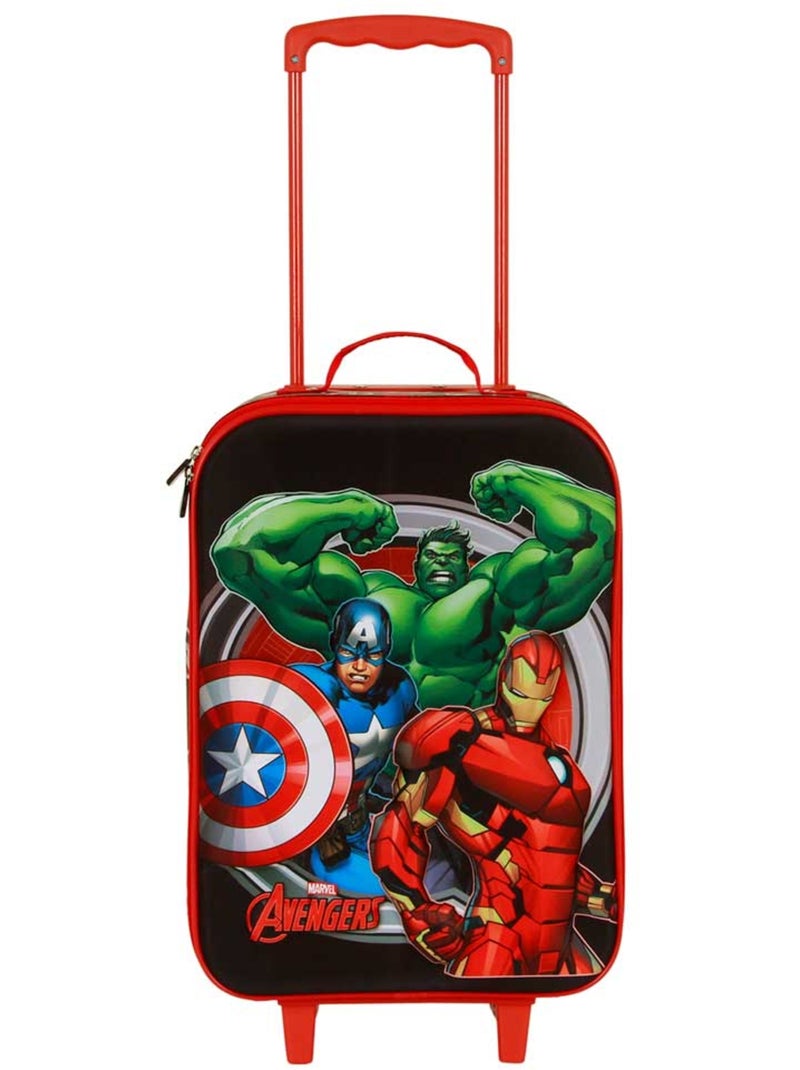 Marvel Avengers Almighty Valigia Trolley Soft 3D, Rosso Rosso - Kiabi