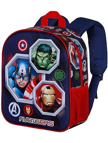 Marvel avengers assemble zainetto 3d elite, multicolore