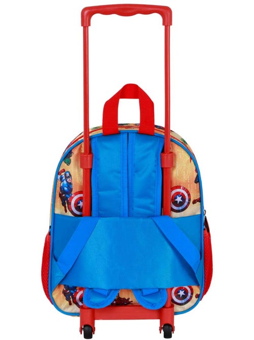 Marvel Avengers Attack Zainetto 3D con Ruote Piccolo, Rosso - Kiabi