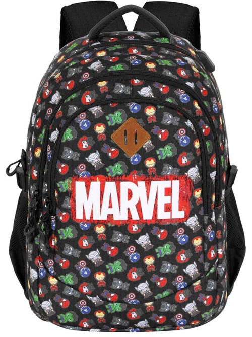 Marvel Avengers Chibi Zaino Running PLUS, Nero - Kiabi