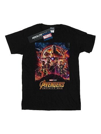 Marvel Avengers Infinity War Maglietta Poster Uomo