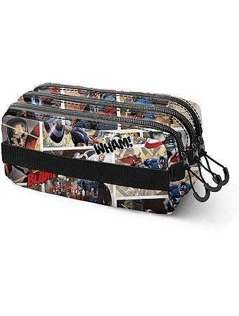 Marvel captain america comic astuccio trick fan 2.2, multicolore