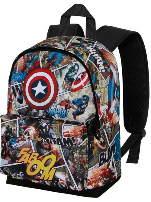 Marvel Captain America Comic Zainetto Piccolo HS FAN, Multicolore - Kiabi