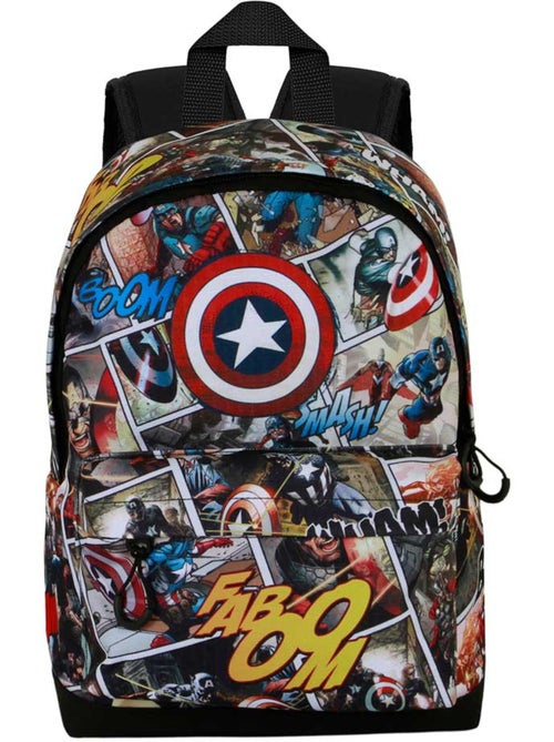 Marvel Captain America Comic Zainetto Piccolo HS FAN, Multicolore - Kiabi
