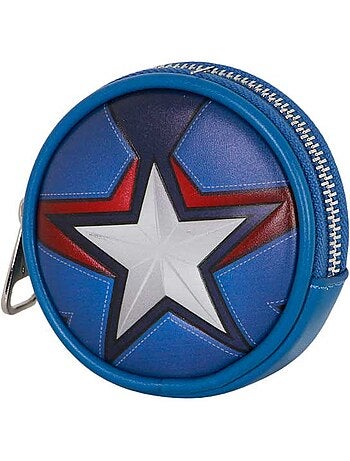 Marvel captain america courage portamonete cookie, blu