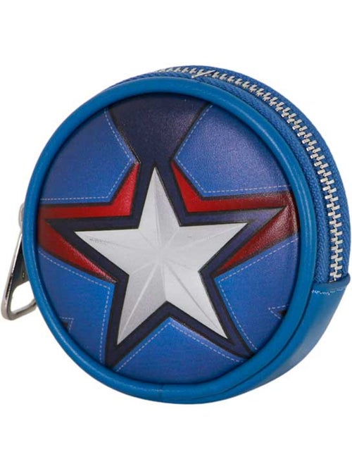 Marvel Captain America Courage Portamonete Cookie, Blu - Kiabi