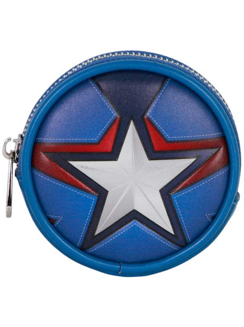 Marvel Captain America Courage Portamonete Cookie, Blu Blu - Kiabi
