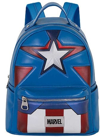 Marvel captain america courage zainetto heady, blu
