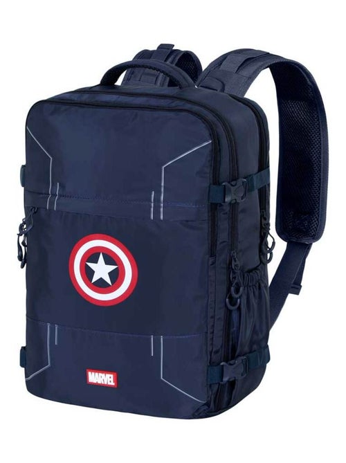 Marvel Captain America Gears Zaino Grande da Viaggio Mercury 47x23x33cm, Blu - Kiabi