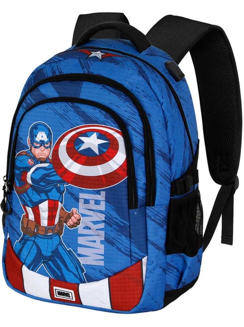 Marvel Captain America Gears Zaino Running PLUS, Blu - Kiabi