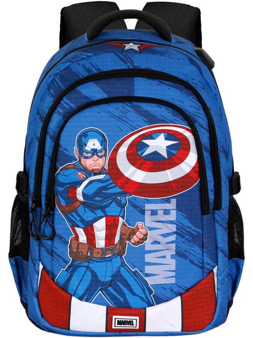 Marvel Captain America Gears Zaino Running PLUS, Blu - Kiabi