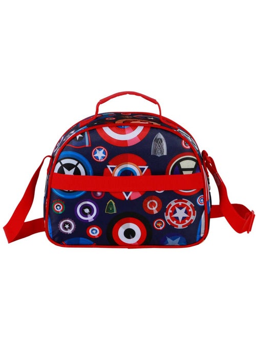 Marvel Captain America Patriot Borsa Porta Merenda 3D, Multicolore - Kiabi