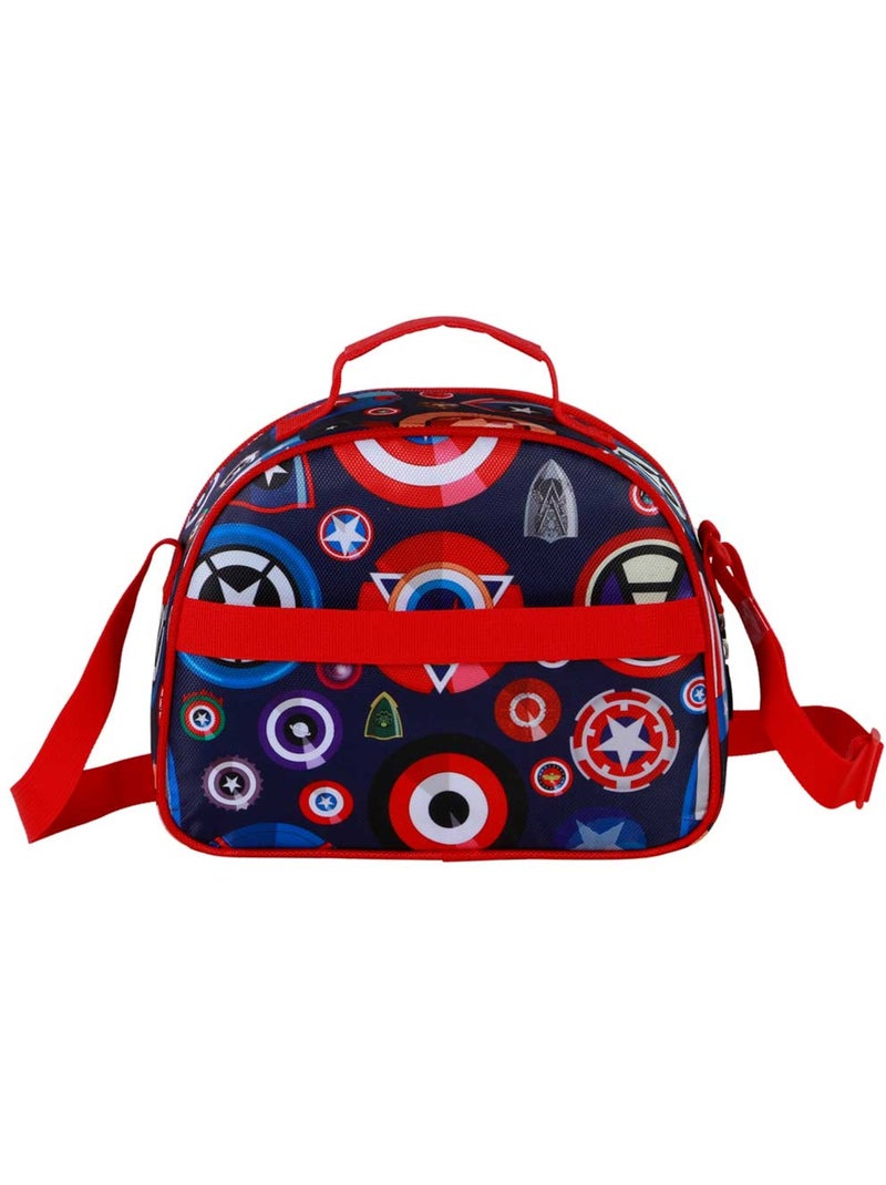 Marvel Captain America Patriot Borsa Porta Merenda 3D, Multicolore Multicolore - Kiabi