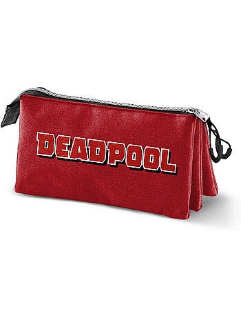 Marvel deadpool mask astuccio triplo, rosso