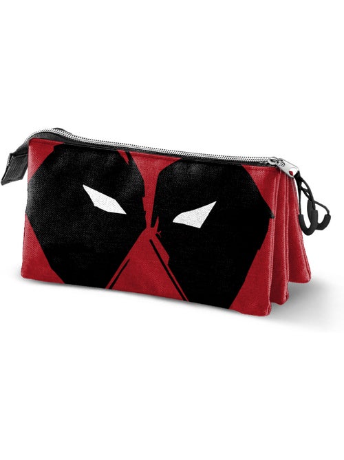 Marvel Deadpool Mask Astuccio Triplo, Rosso - Kiabi Marvel Deadpool Mask Astuccio Triplo, Rosso - Kiabi