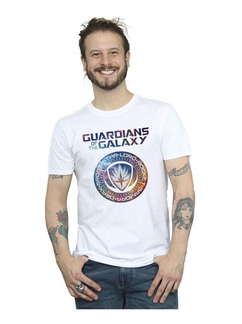 Marvel Guardians Of The Galaxy Maglietta Riempimento Stelle Uomo Bianco - Kiabi