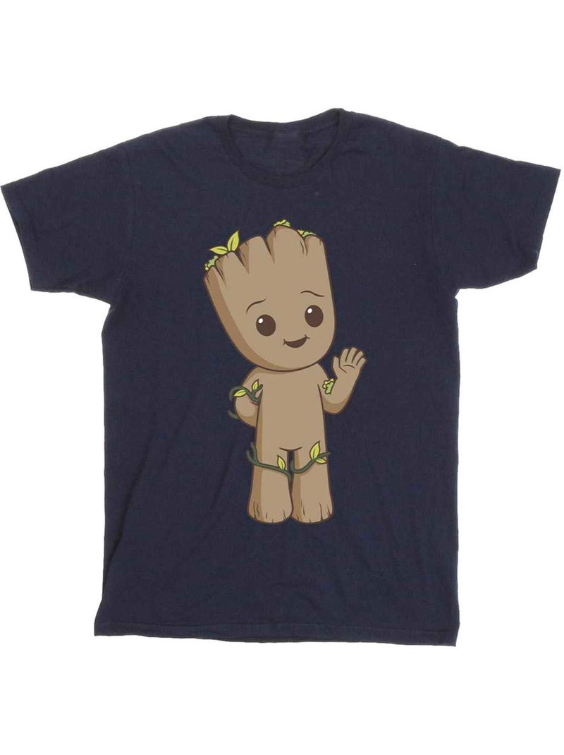 Marvel I Am Groot Maglietta Groot Carino Uomo Blu marino - Kiabi