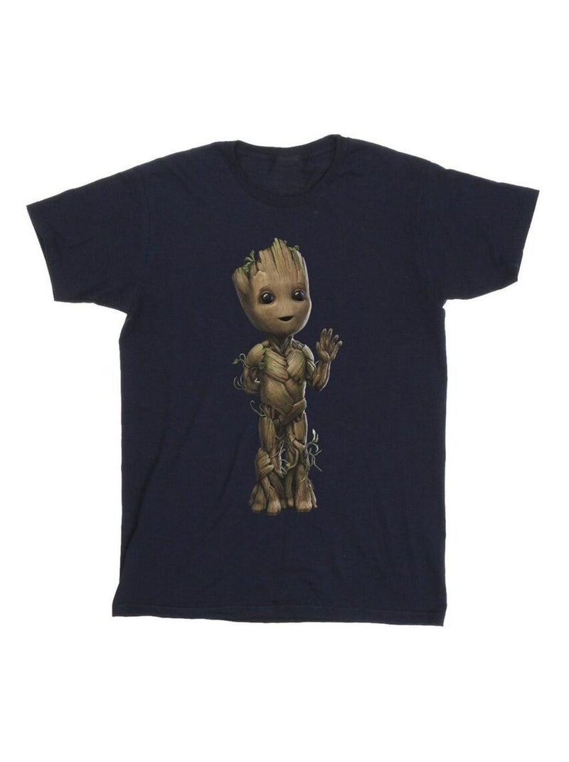 Marvel I Am Groot Maglietta Onda Uomo Blu marino - Kiabi