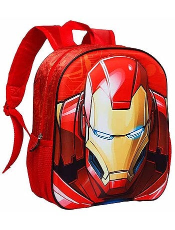 Marvel iron man stark zainetto 3d piccolo, multicolore