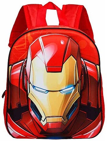 Marvel iron man stark zainetto 3d piccolo, multicolore