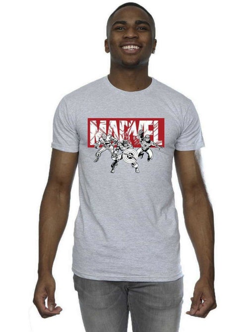 Marvel Maglietta Hero Crew Uomo - Kiabi Marvel Maglietta Hero Crew Uomo - Kiabi