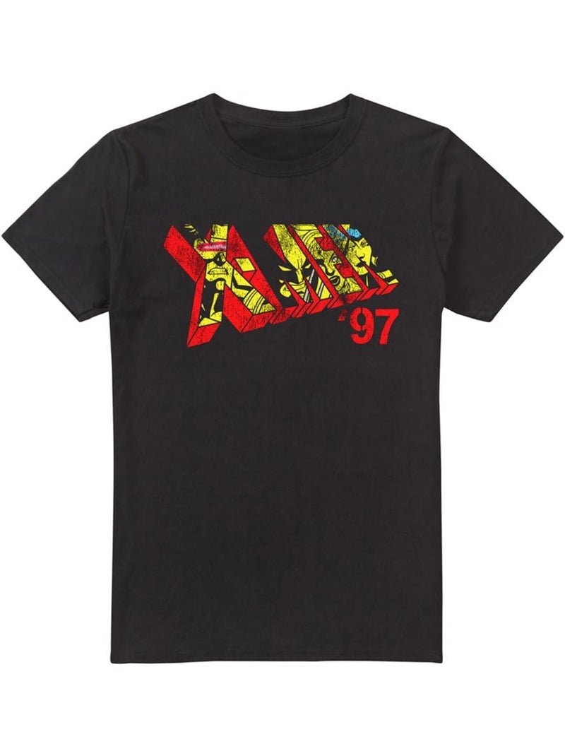 Marvel Maglietta Logo Fumetto Uomo Nero - Kiabi