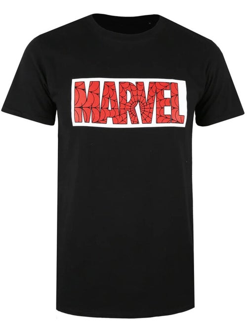 Marvel Maglietta Ragnatela Logo Uomo - Kiabi
