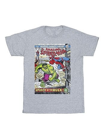 Marvel Maglietta Uomo Ragno Copertura Uomo