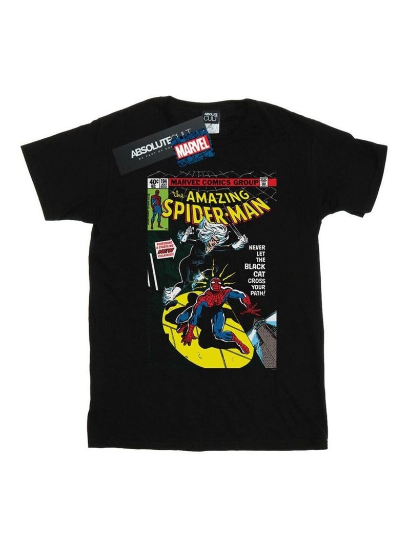 Marvel Maglietta Uomo Ragno Copertura Uomo Nero - Kiabi