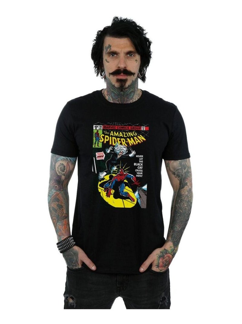 Marvel Maglietta Uomo Ragno Copertura Uomo Nero - Kiabi