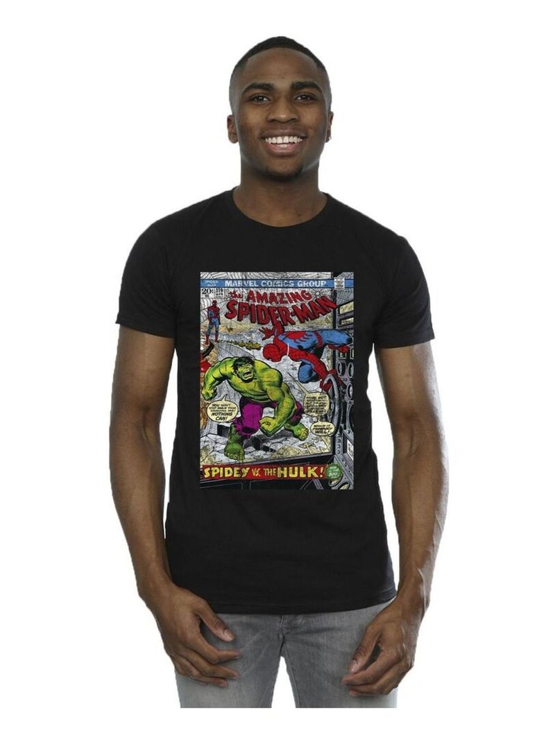 Marvel Maglietta Uomo Ragno Copertura Uomo Nero - Kiabi