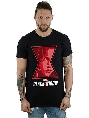 Marvel Maglietta Vedova Nera Logo Uomo