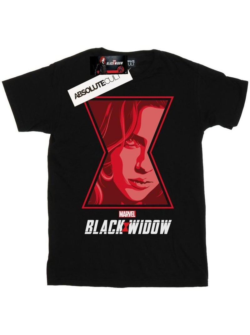 Marvel Maglietta Vedova Nera Logo Uomo Nero - Kiabi