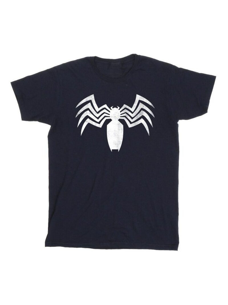 Marvel Maglietta Veleno Emblema Uomo Blu marino - Kiabi
