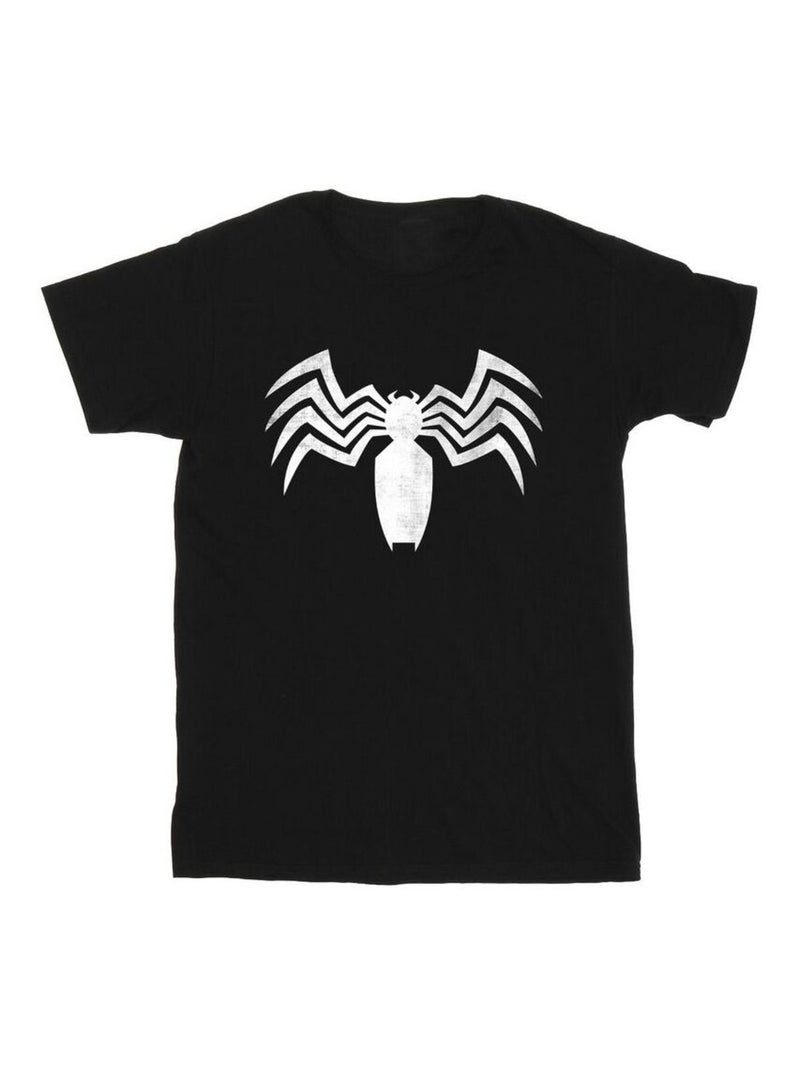 Marvel Maglietta Veleno Emblema Uomo Nero - Kiabi