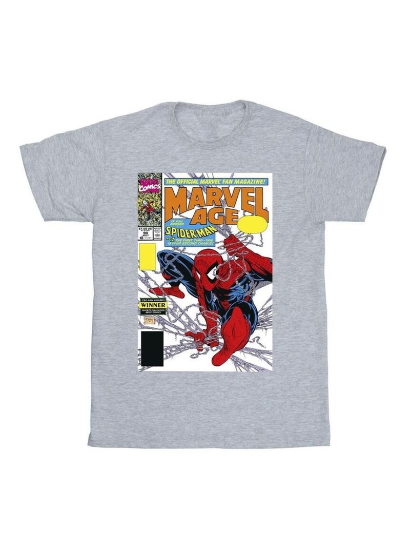 Marvel Marvel Age Maglietta Uomo Ragno Copertina Fumetti Uomo Grigio melangiato - Kiabi