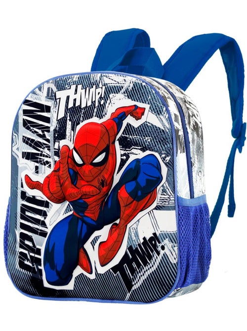 Marvel Spiderman Jumping Zainetto 3D Piccolo, Grigio - Kiabi