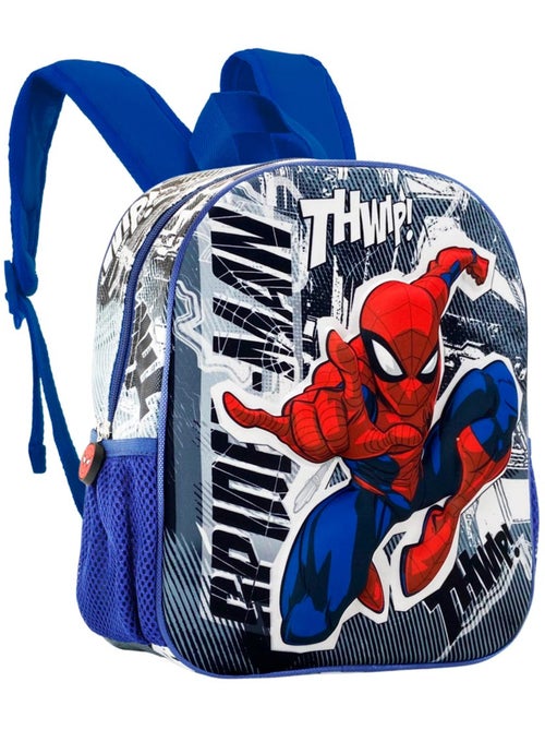 Marvel Spiderman Jumping Zainetto 3D Piccolo, Grigio - Kiabi