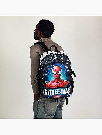 Marvel Spiderman Maximum Zaino Fight FAN 2.2, Blu